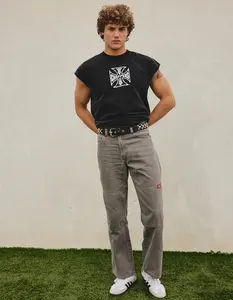 DICKIES Double Knee Mens Loose Straight Jeans