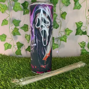 Ghost face 20 oz tumbler