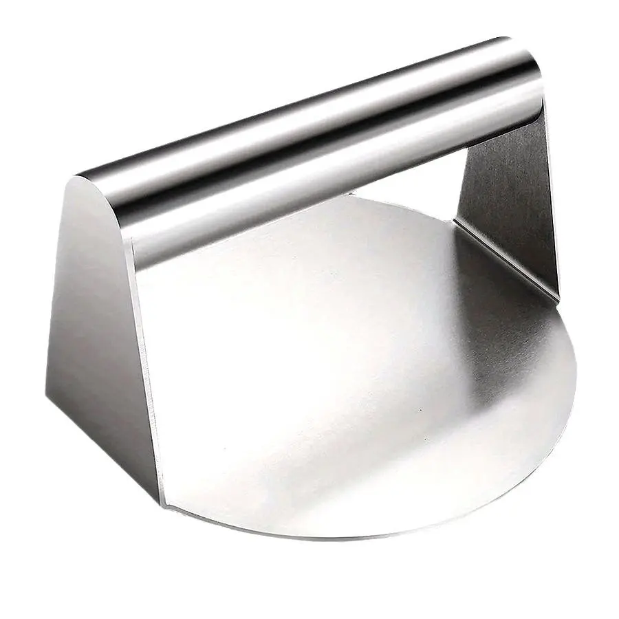Stainless Steel Hamburger Press, Meat Patty Mold for Hamburgers & Sliders, Round Steak Barbecue Meat Press for Beef Burgers, Kitchen Tool, Kitchenware