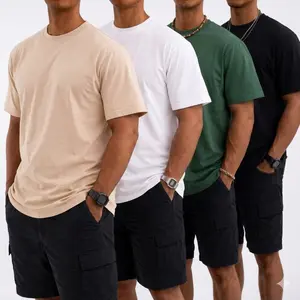 4Pcs Spring And Summer Solid Color Crew Neck Short-sleeve T-shirt, Casual, Breathable, Versatile, Simple Men's T-shirt, Basic Sports Style Men's Clothing
