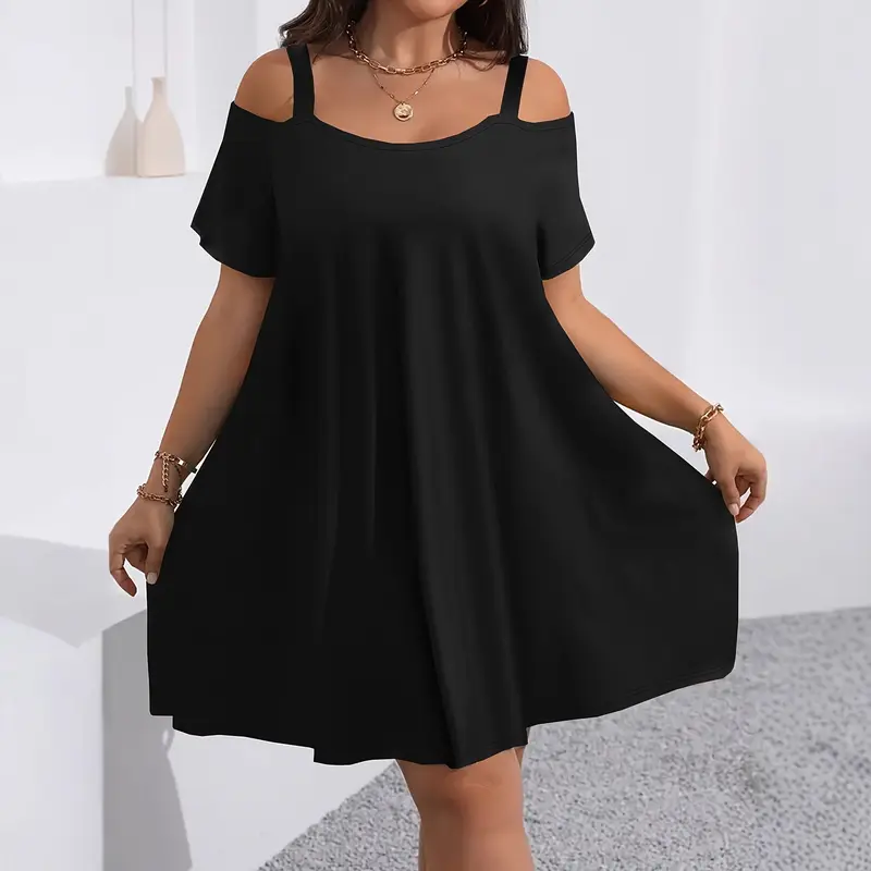 open lace back dress Off Shoulder Tiered Shirt Dress 1x