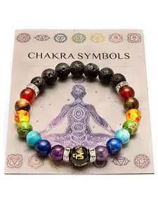 Unisex Mixwd Color Stone Beaded Bracelet, Jewelry Bracelet, Adjustable Bracelet for Women & Men, Fashion Accessories for Daily Wear