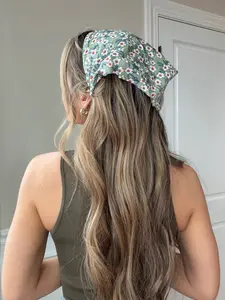 Faith Floral Bandana Headband Hair Scarf