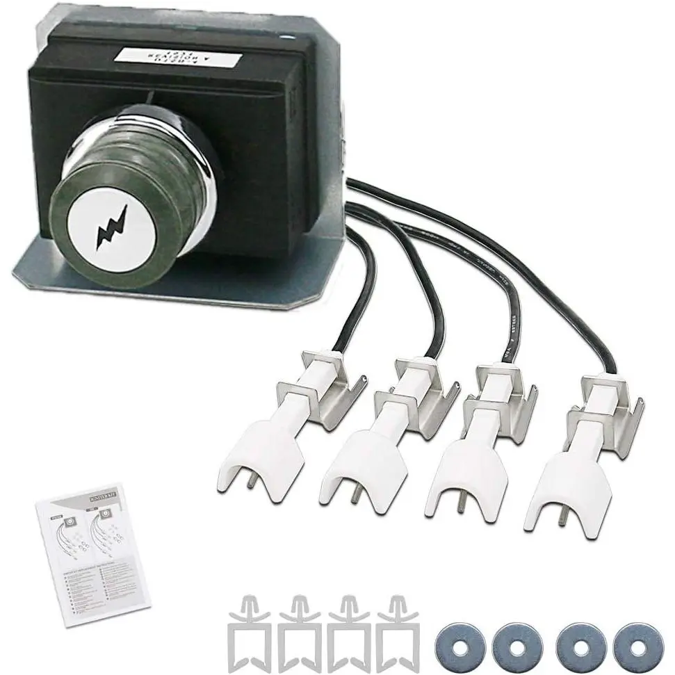 7629 Igniter Kit Replacement for Weber Genesis E/S-330 with Front Mounted Control Panel (2011-Newer)  Igniter, Compatible with Weber Parts 65946 - Genesis 300 Series, Easy to Install