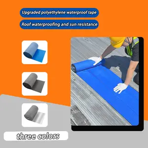 2-pack Fubang Runtian roof waterproof tape, 19.6in (W) x 393in (L). Works in extreme temps (-76°F to 230°F), resists UV and corrosion. Instantly seals leaks on rusty metal, concrete cracks, and pipes—no tools needed. An excellent weatherproof solution.