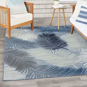 Tropical Leaf High-Low Flatweave Rug, Nourison Suncoast, Breezy Escape Vibe, Easy Cleaning, Indoor-Outdoor Use, Leaf Motif, Tropical Decor Piece
