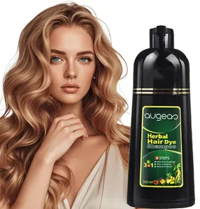 2026 New Herbal Hair Color Shampoo ,3 In 1 Herbal Hair Color Shampoo - Summer Oil Control,Instant Easy Ammonia Free Hair Color For Men And Women - 500ml Lasts 30 Days,Hair Care Product,Perfect Gift For Mom, Dad, And Girlfriend