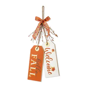 Glitzhome 24"H Fall Wooden Door Hanger