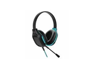 Gumdrop DropTech Headphones with Mic - Stereo - USB Type A - Wired - Over-the-head - Binaural - Circumaural - 4 ft Cable