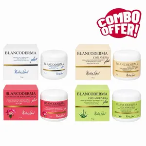 Blancoderma Plus Skincare Set – Aloe Vera, Classic, Oat & Rosehip Brightening Cream Collection (4 Variants, 75g Each)