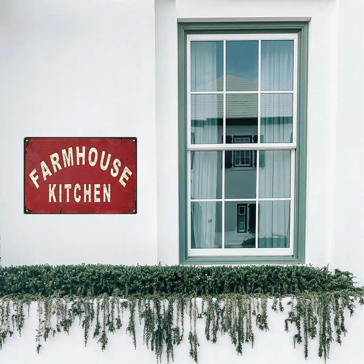 Farmhouse Kitchen Sign, Vintage Farmhouse Kitchen Sign, Wall Decor for Home Cooking & Family Dining Areas, Home Decor, Room Decor
