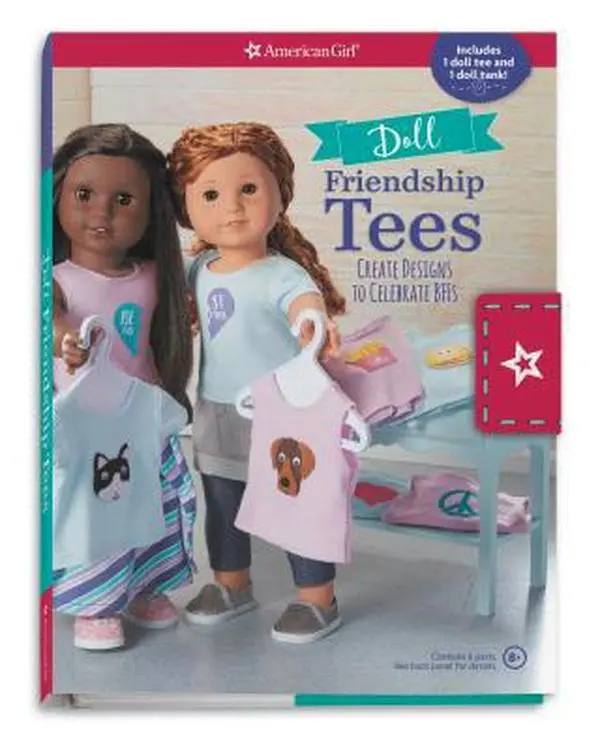 USED Book - Doll Friendship Tees: Create Designs to Celebrate Bffs by American Girl Publishing (Paperback) - english