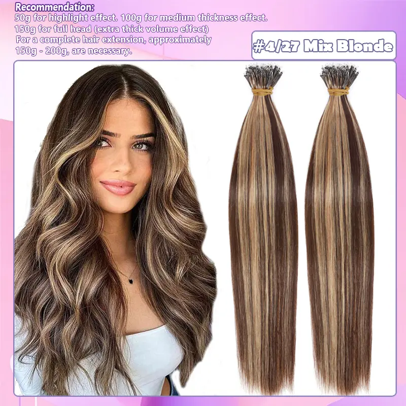 4/27 Medium Brown & Bleach Blonde