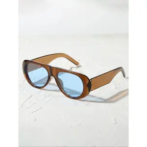 Unisex Vintage Style Sunglasses, Classic Shades, Summer Trendy Casual Sunglasses for Everyday Use, Fashion Sunglasses for Outdoor Activities