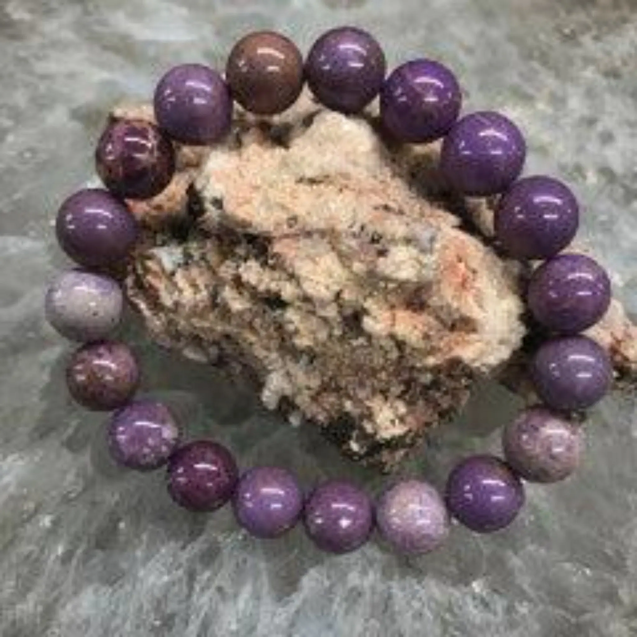 Lepidolite Bead Bracelets