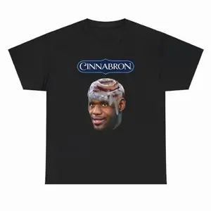 Cinnabron LeBron James Meme T-Shirt, Funny t-shirt, Unisex T-shirt, Adult funny T-shirt, Gift for Woman and Man MZ5 CH6