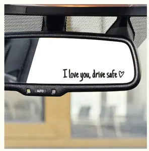 I Love You, Drive Safe Vinyl Stickers Available in Many Colors and Sizes - Car Stickers - Set of 2 Truck Decals
