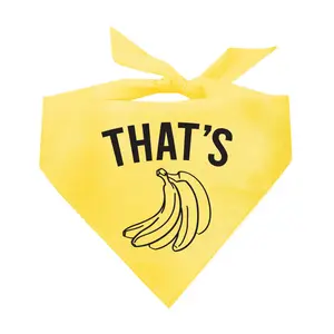 That's Bananas Triangle Dog Bandana
