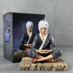 Naruto Gk Jiraiya Seated Handmade Model Boxed Display Figure, Anime Collectible Statue, Naruto Series Merchandise