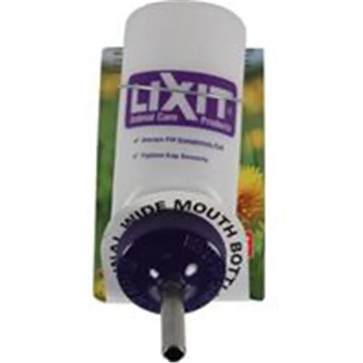 LIXIT CORP - HOWARD PET-30-0870-036 Lixit Hamster Wide Mouth Water Bottle Opaque & Purple