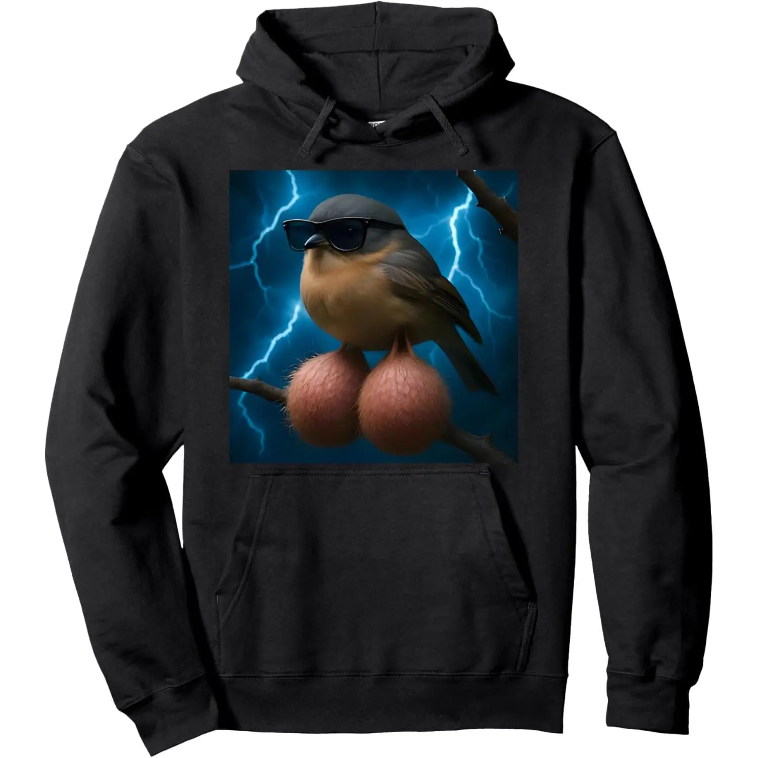 Men's Graphic Print Hoodie - Bird Meme Funny Cotton Fabric, Breathable Casual Unisex Tops with Stylish Design, Sweatshirts, Style Casual Streetwear Pullover Layer, Long Sleeves, Casual Ootd