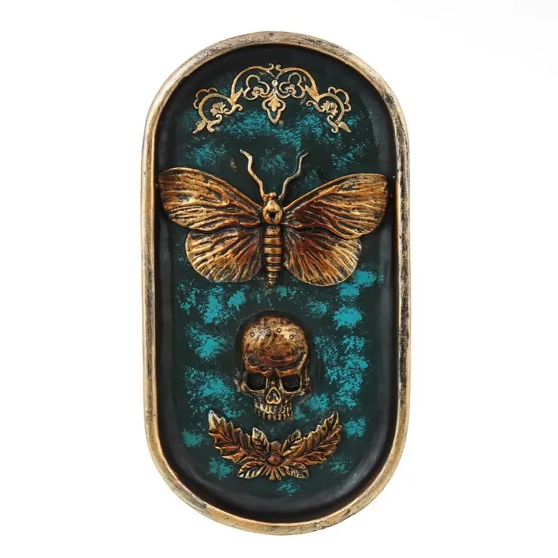 Moth Skull Incense Burner