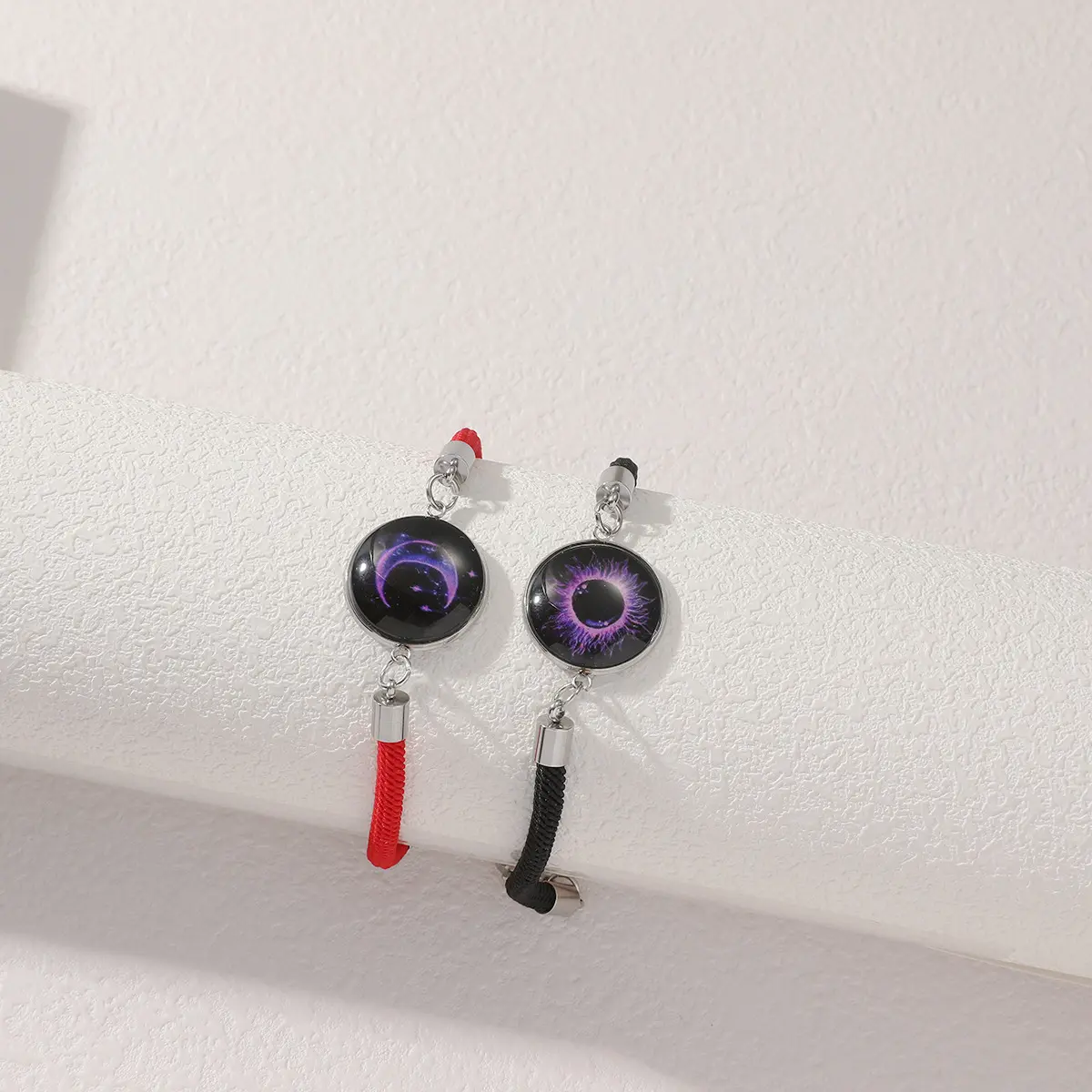 Luminous Sun Star Purple Red Black Rope