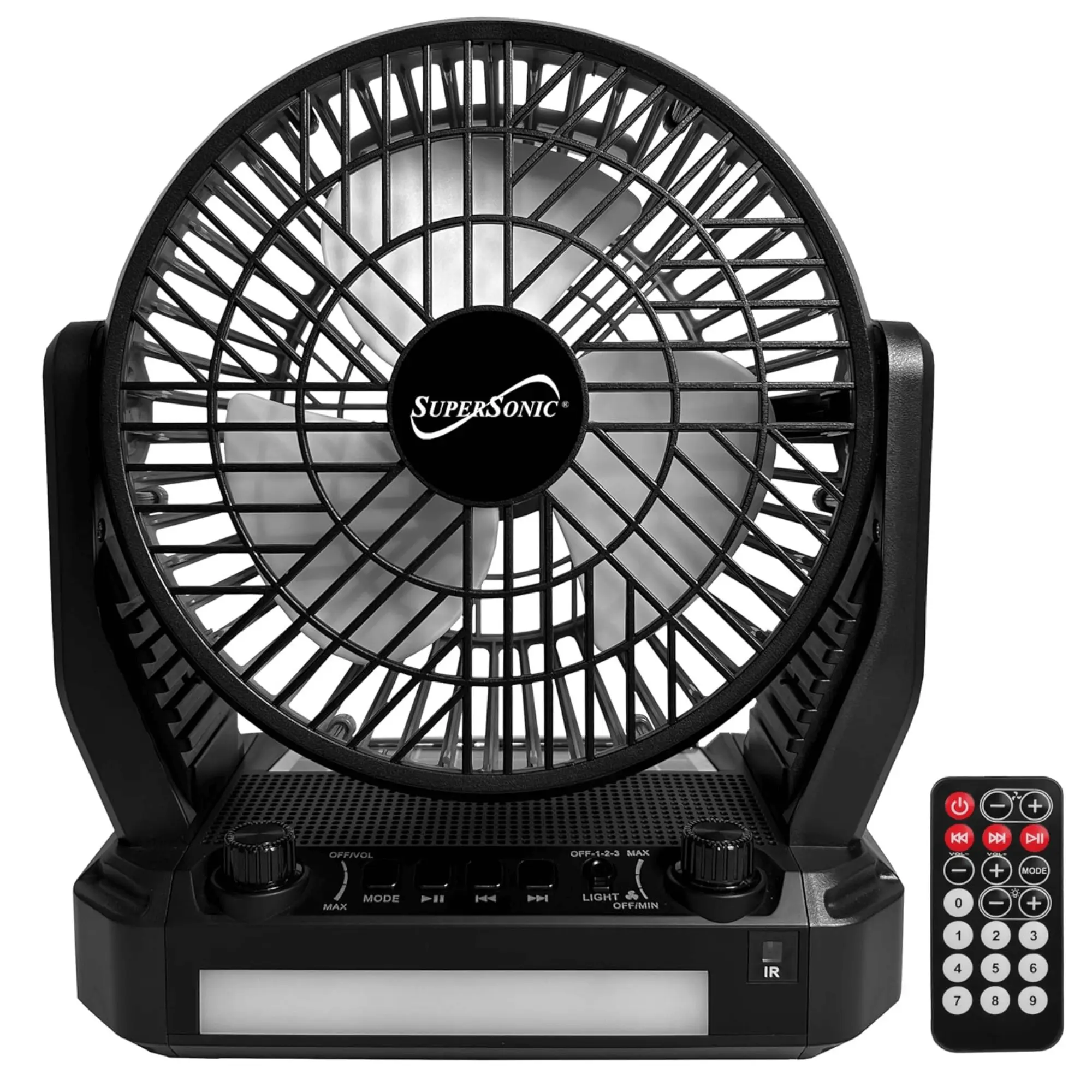 Supersonic Solar-Powered Bluetooth Speaker