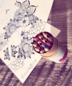 Birth Mandalas and Colored Pencils