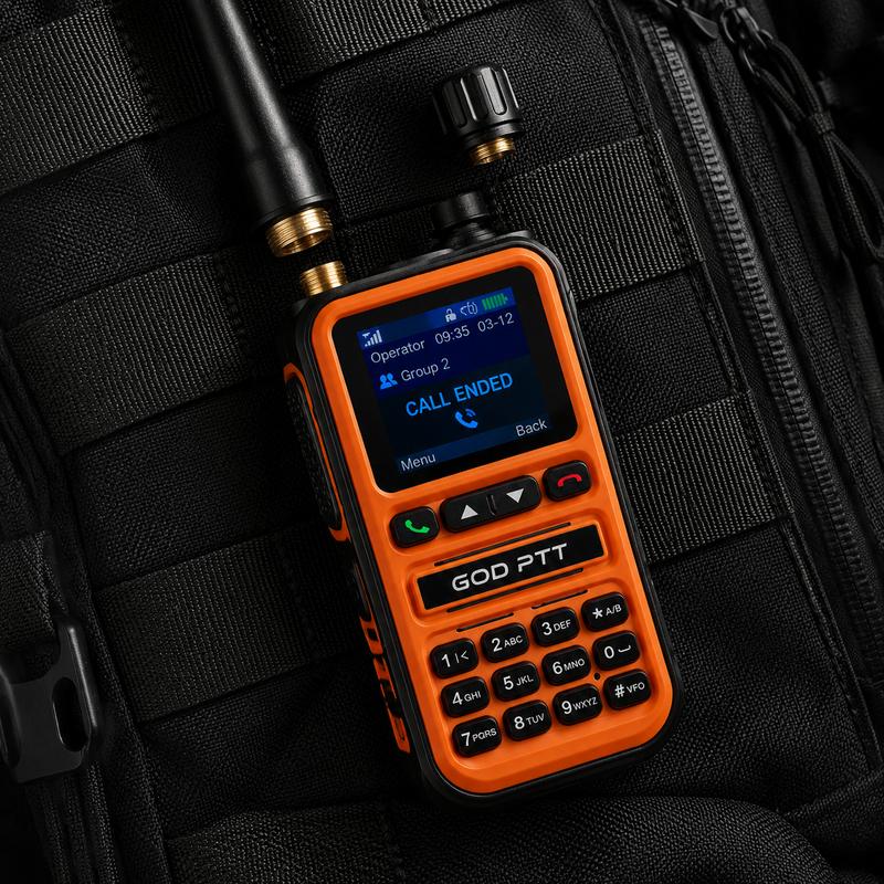 Dual Band 4G LTE-FRS Walkie Talkie Kit - License-Free 2-Way Radio, Compact Handheld Outdoor Gadget, Built-in Li-ion Battery, Phone Call Function, USB-C Programming, Rugged Long-Range Family Safety Device