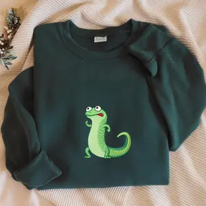 Lizard Lizard Lizard Embroidered Sweatshirt, Hoppers Embroidery Shirt, Retro Tom the Lizard Hoppers 2026 Hoodie