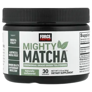 Force Factor Mighty Matcha™, Unflavored, 2.12 oz (60 g)