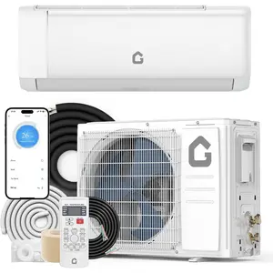 Gaomon 12000 BTU Wall Mount Mini Split Air Conditioner and Heater, WiFi Enabled, SEER2 21 Rated, 230V, Energy Efficient White Aircon Cooler with Accessories, Seer2 Rated
