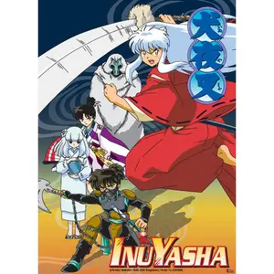 Inuyasha - Inuyasha Vs Naraku & Minions Fabric Poster