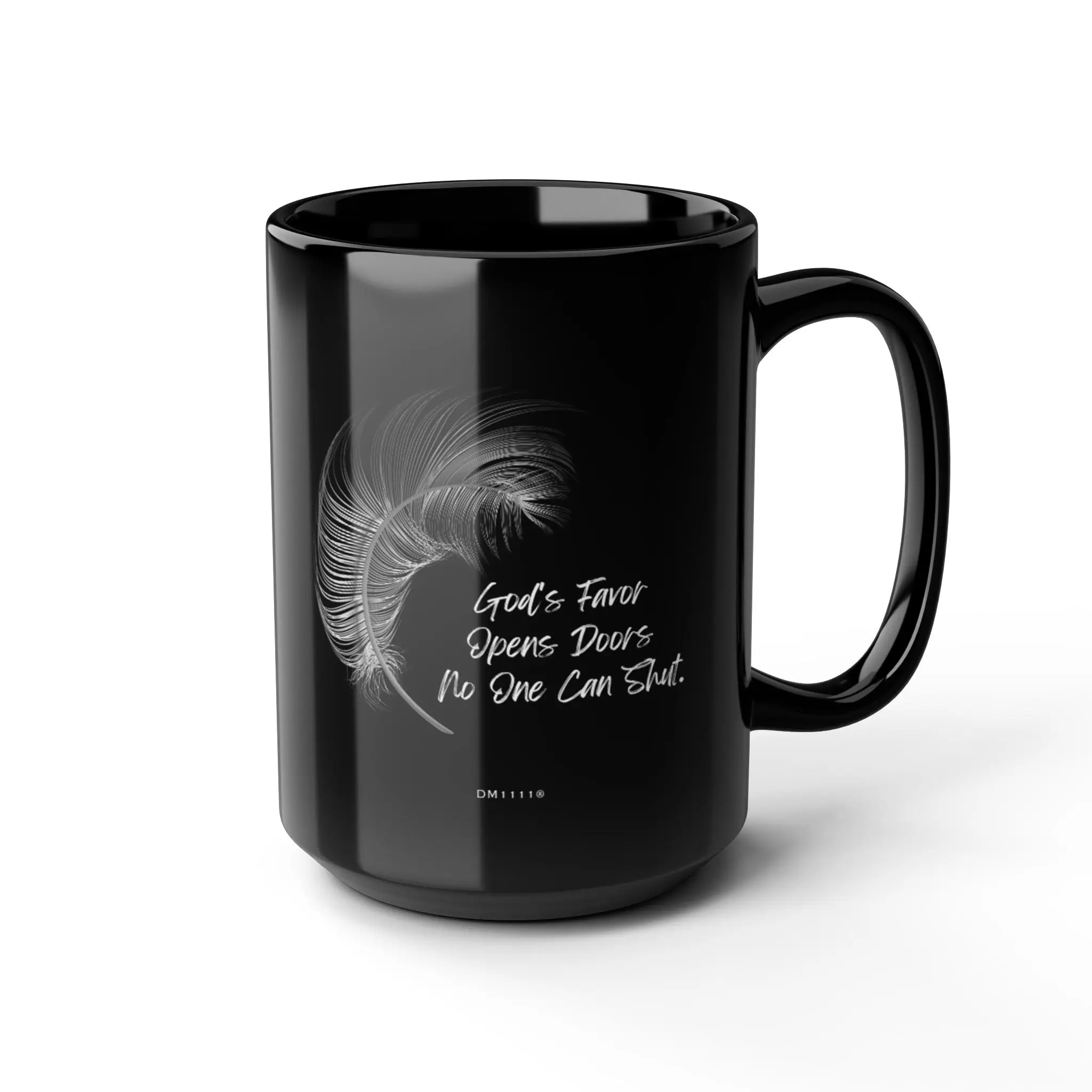"God's Favor Opens Doors" DM1111 Divine Faith Mug (11oz, 15oz)