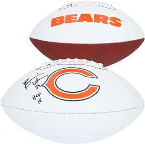 Brian Urlacher Chicago Bears Autographed Franklin White Panel Football with "HOF 18" Inscription - Fanatics Authentic Certified