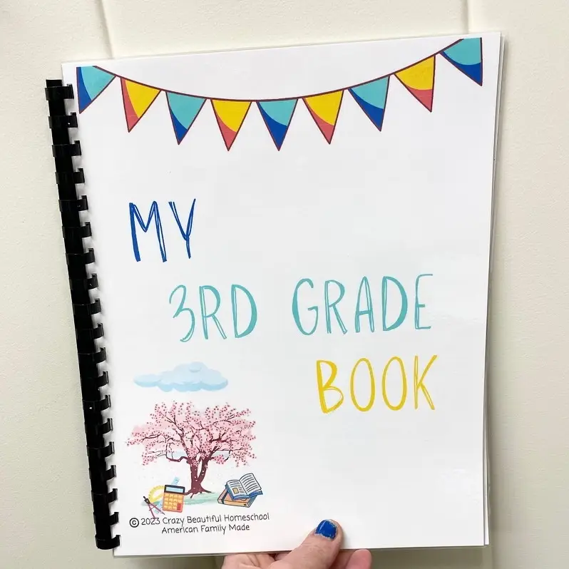 3rd Grade activity book. Reading comprehension, multiplication, geography, writing, science, workbooks, learning books, learning activities