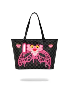 SPRAYGROUND PINK PANTHER T8960 DRIPPY DIAMONDS TOTE *POS*