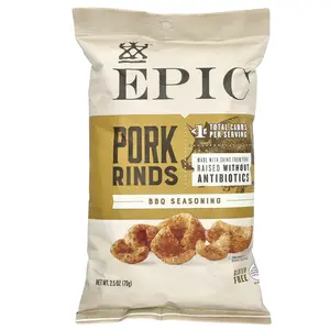 Epic Bar Pork Rinds, BBQ Seasoning, 2.5 oz (70 g)