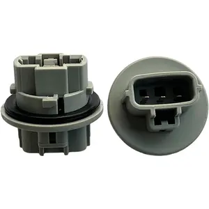 2PCS Front Turn Signal Light Bulb Plug Socket, Replacement OEM 90075-60060 Compatible with Most Cars, Compatible with Toyota Tacoma Tundra Replaces