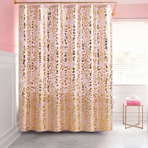 Juicy Couture Shower Curtain and Hooks Set