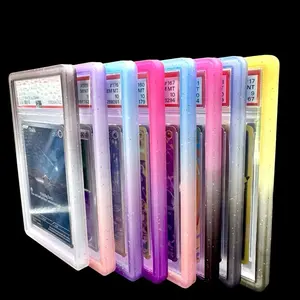 SLABxSHIELD PSA Guards for Graded Cards - Shock-Absorbing TPU Material, Secure Fit, Edge Protection, Lightweight & Slim Profile, Stylish Look for Display