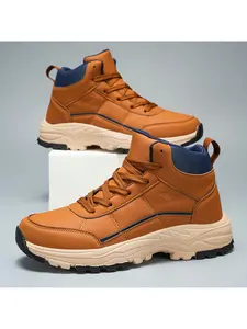 2026 popular large-size mid-top desert boots, outdoor camping training boots, outdoor hiking boots, men's hiking boots, sizes 40-48