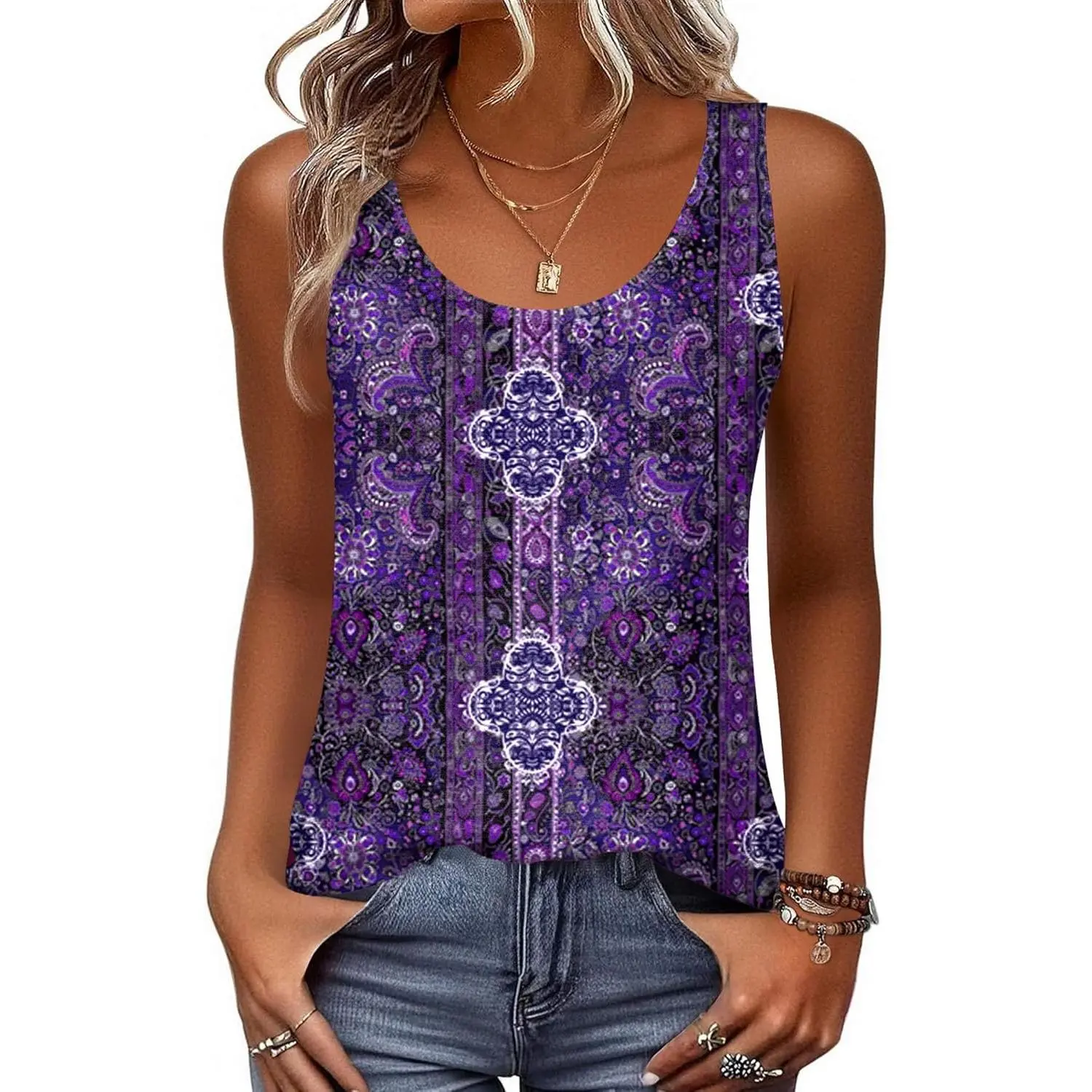 Purple Boho Mz907