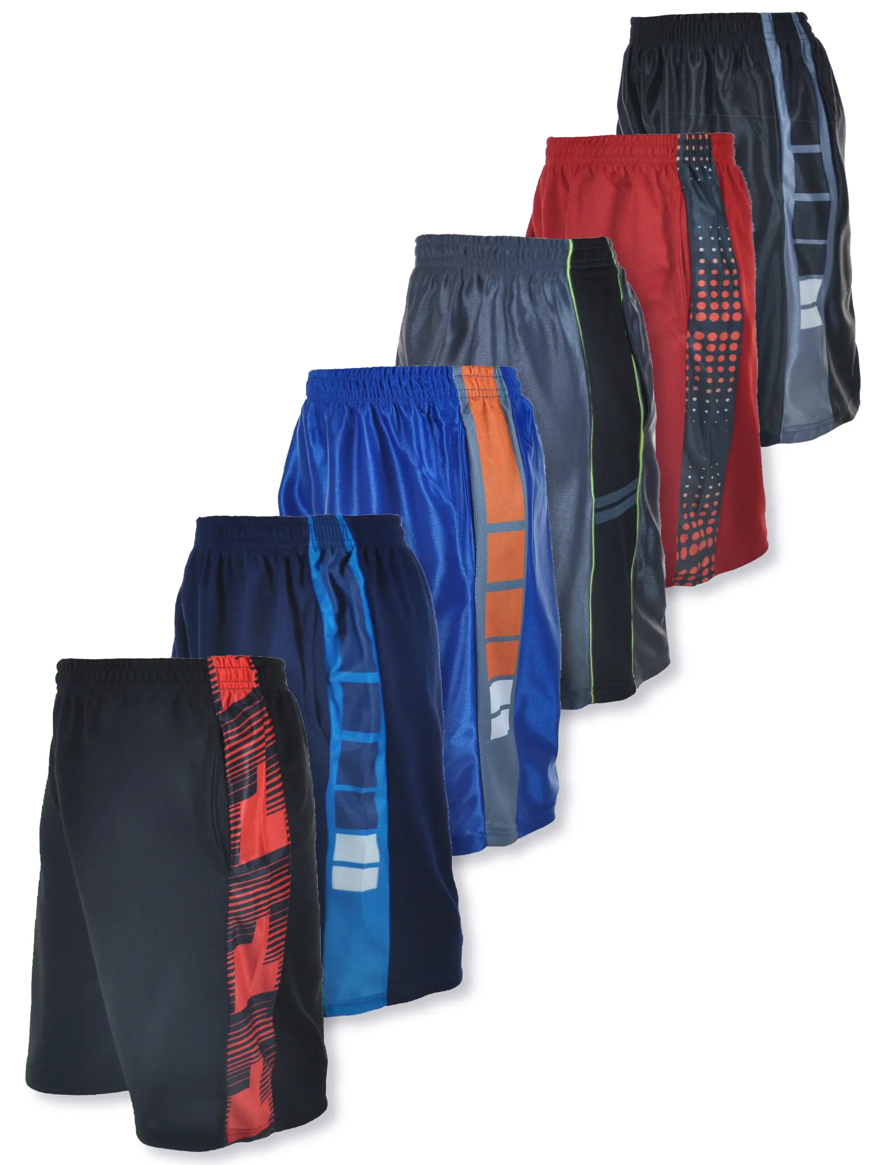 Cookie's Boys' 6-Pack Athletic Shorts With Pockets