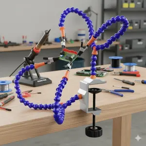 Precision Soldering Station Kit: Portable Electronic Workbench Vise, PCB Repair Clamp & Multi-Function Tool Set for Circuit Board Assembly and DiY Projects