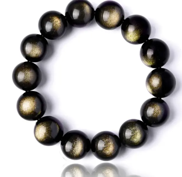 Healing Stress Relief Gold Sapphire Bracelet High Quality Natural Laps Bracelets For Men And Women