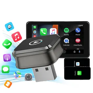 [Summervibes] 2026 New Wireless CarPlay Adapter - iPhone & Android Compatible with Quick connection, Converts Wired to Wireless, Hands-Free Calling Car Gadgets