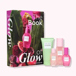 The Book Of Glow by Glow Recipe - Keepsake Box Skincare Ritual Bundle, Skincare Set