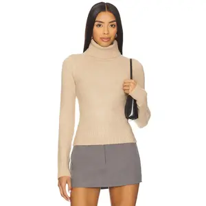 ALL THE WAYS Layla Turtleneck Sweater in Oatmeal
